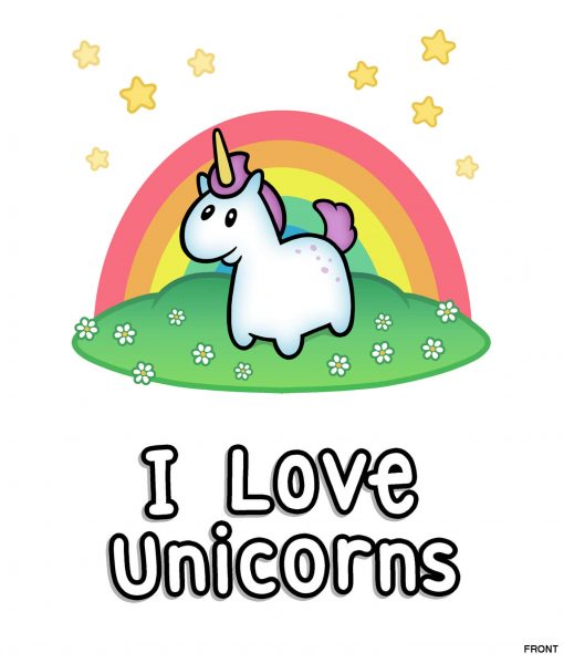 I love unicorns Notebook front