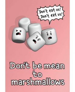 marshmallows card