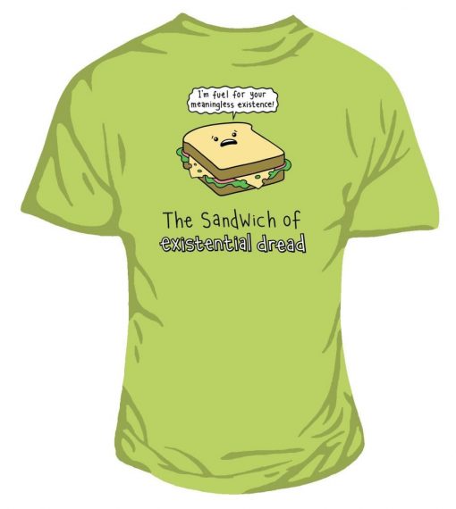 sandwich of dread women's fitted t-shirt