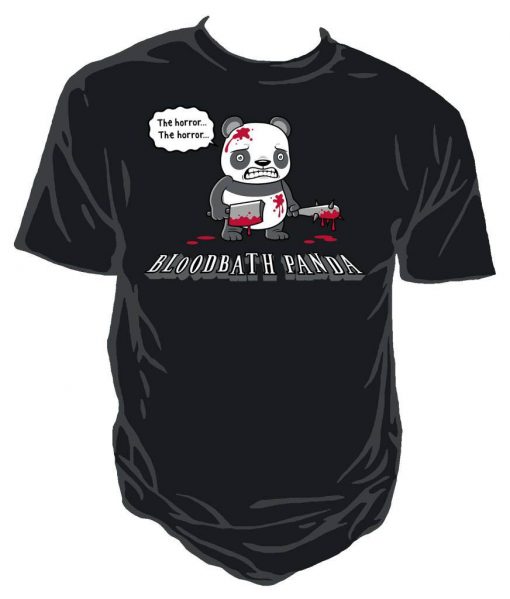 Bloodbath Panda Unisex black t-shirt