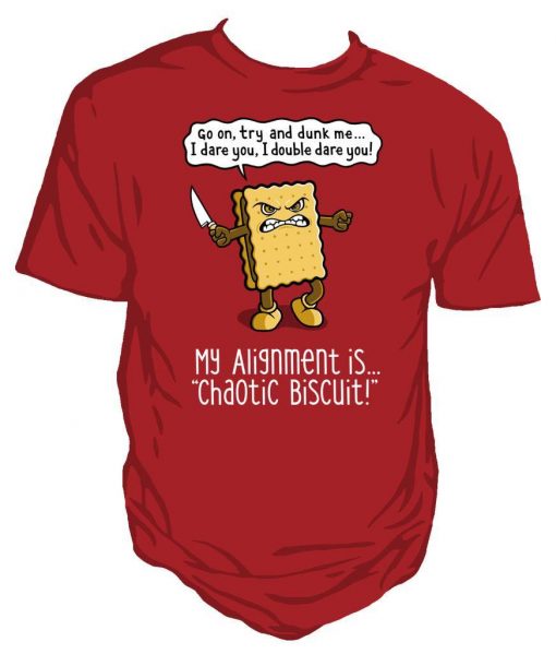 Chaotic biscuit unisex t-shirt