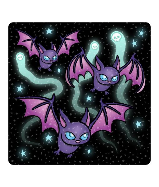 Spooky Bats sparkly stickers