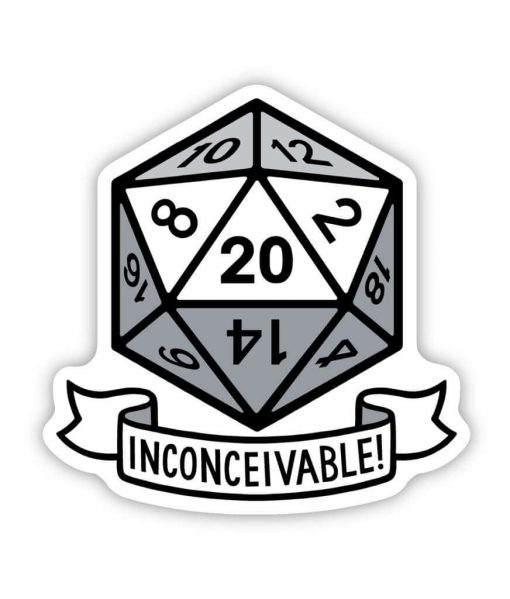 inconceivable Acrylic Pin Badge image