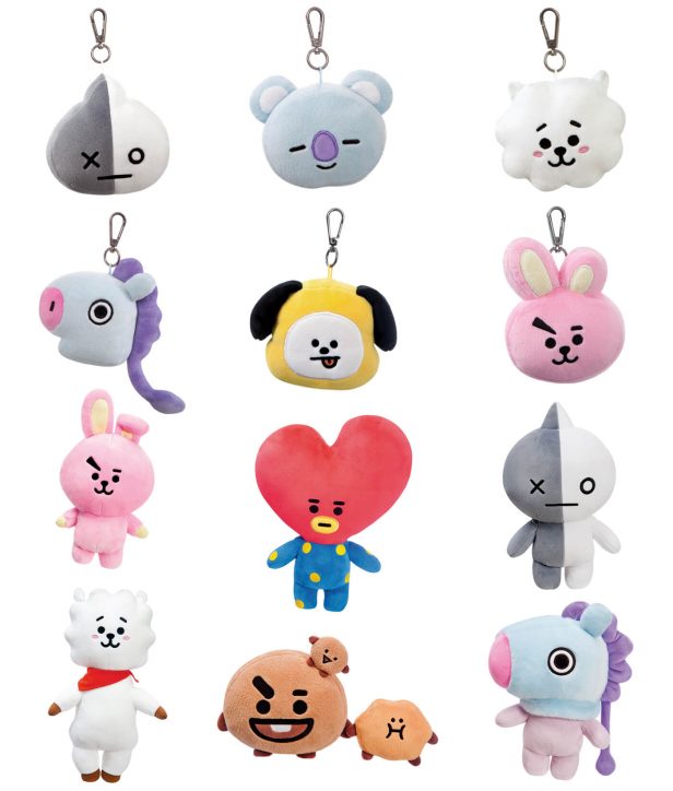 BT21 official range of plushies - Available at Genki Gear