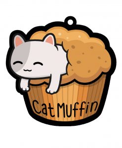 cat muffin Keyring