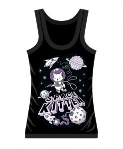 space kitten ladies vest