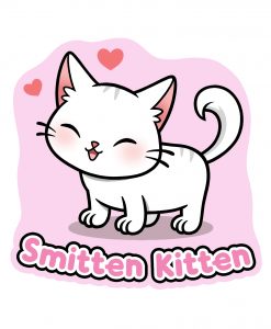 Smitten Kitten Sticker image