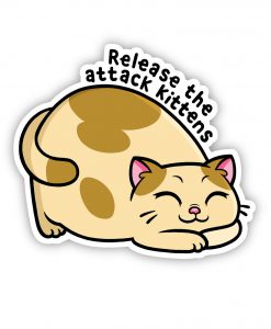 fat cat bespoke vinyl sticker
